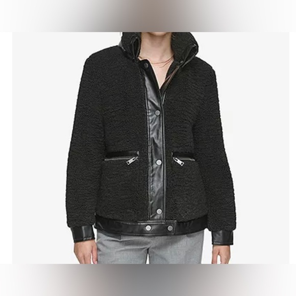 Andrew Marc Sherpa Jacket NEW W TAGS - Picture 3 of 6